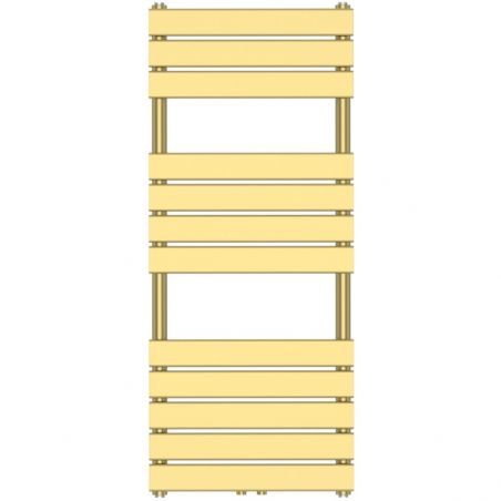 EGO Heizkörper – Nadir, Shiny Gold, Heizkörper Handtuchhalter aus Stahl, 120 oder 140 x 50 cm