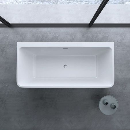 Badewanne EGO 601, freistehend, 180 cm, Sanitäracryl, weiß