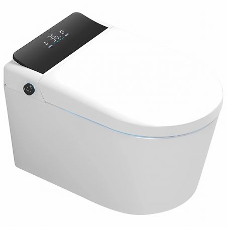 Smart-WC Ralph, Bidet-Funktion, beheizter Sitz, UV-Desinfektion, Rahmen, LED-Anzeige, erweiterte Funktionen, 59x38