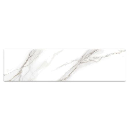 Duschwanne, Weiße Calacatta, Marble Mat Finish, Mineralverbund, Abmessungen 100-160x80-90 cm, zuschneidbar, Antonio