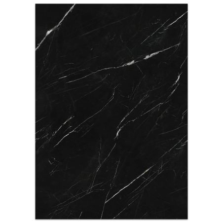 Duschwanne, Black Marquina, Oberfläche Marble Mat, Mineralwerkstoff, Maße 100-160x80-90 cm, Ausschnitt, Antonio