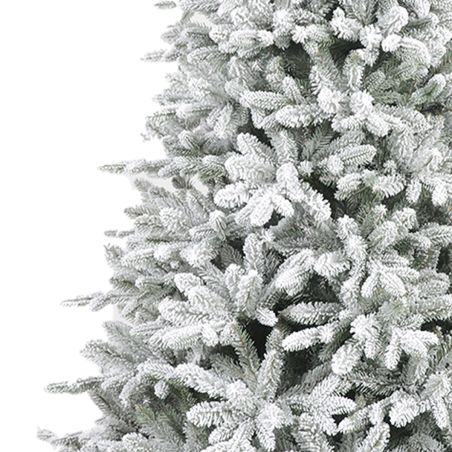 Künstlicher Weihnachtsbaum, beschneit, 3D-Zweige, 6212 Zweige, 185 cm Durchmesser, 300 cm Höhe, Metallständer inklusive, Polar