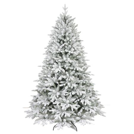 Künstlicher Weihnachtsbaum, beschneit, 3D-Zweige, 6212 Zweige, 185 cm Durchmesser, 300 cm Höhe, Metallständer inklusive, Polar