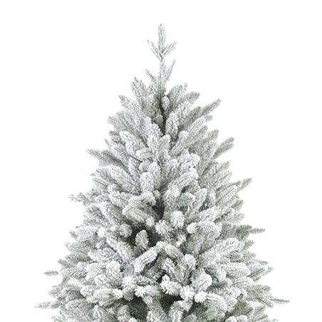 Künstlicher Weihnachtsbaum, beschneit, 3D-Zweige, 6212 Zweige, 185 cm Durchmesser, 300 cm Höhe, Metallständer inklusive, Polar