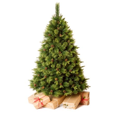 Premium Weihnachtsbaum, 3D-Zweige, 220 cm, naturgetreues Aussehen mit Zapfen, besonderes Design, EGO Himalaya