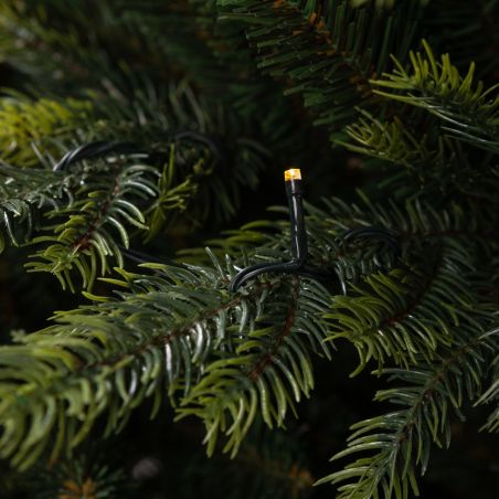 Premium-Weihnachtsbaum mit LED, 3D-Zweige, Metallständer inklusive, Größe 220 cm, Ego-Normandian PE